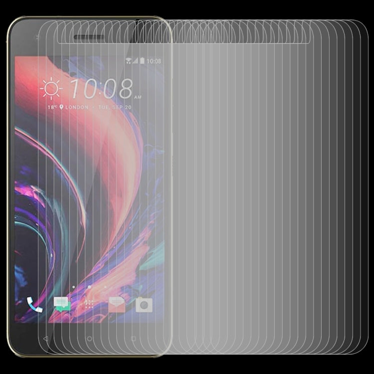50 PCS 0.26mm 9H 2.5D Tempered Glass Film for HTC Desire 10 Pro