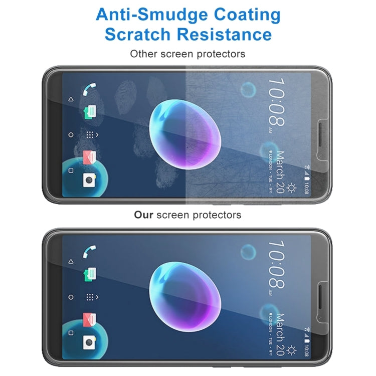 10 PCS 0.26mm 9H 2.5D Tempered Glass Film for HTC Desire 12
