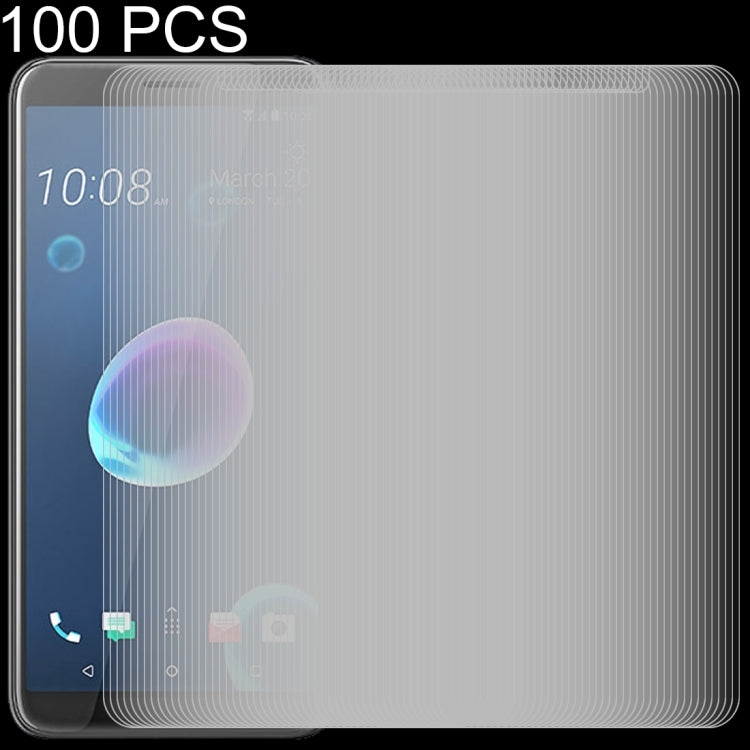 100 PCS 0.26mm 9H 2.5D Tempered Glass Film for HTC Desire 12