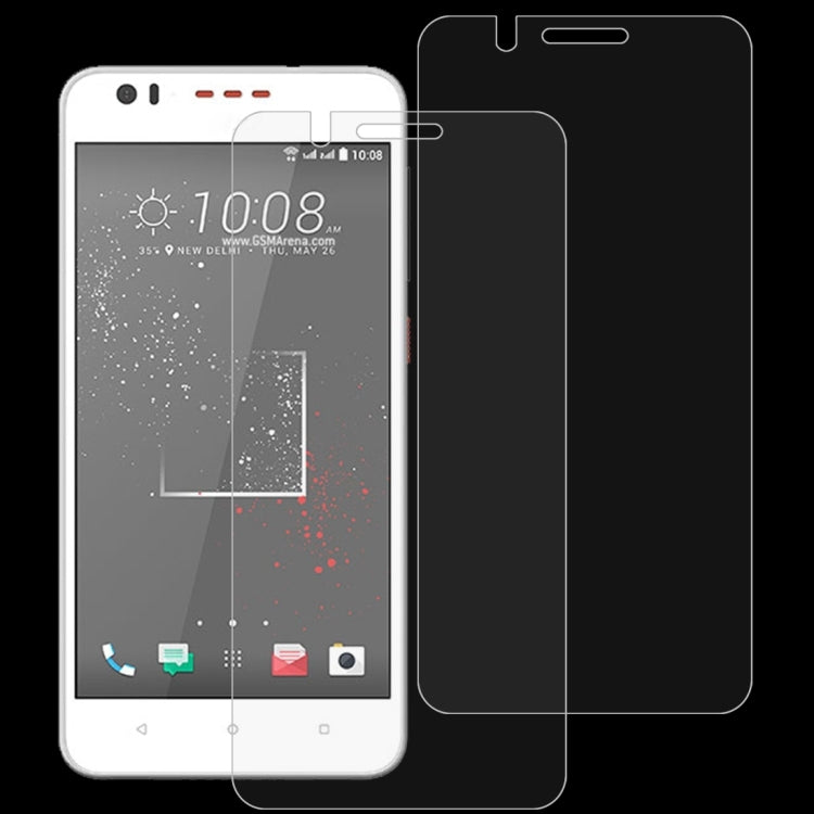 2 PCS 0.26mm 9H 2.5D Tempered Glass Film for HTC Desire 825