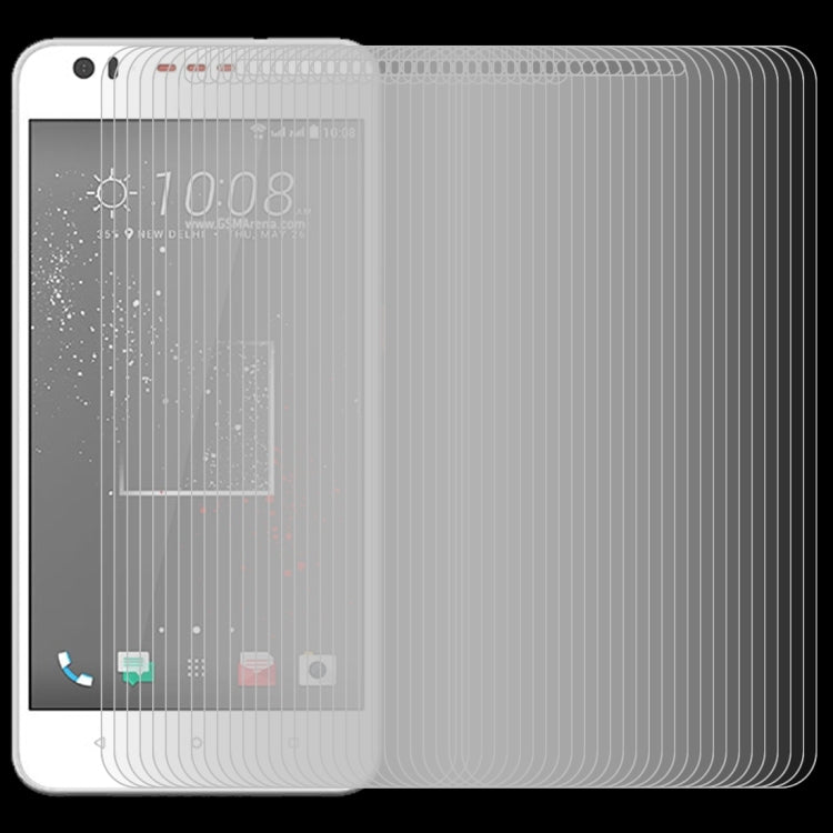 50 PCS 0.26mm 9H 2.5D Tempered Glass Film for HTC Desire 825