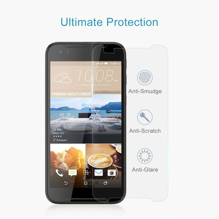 10 PCS 0.26mm 9H 2.5D Tempered Glass Film for HTC Desire 830