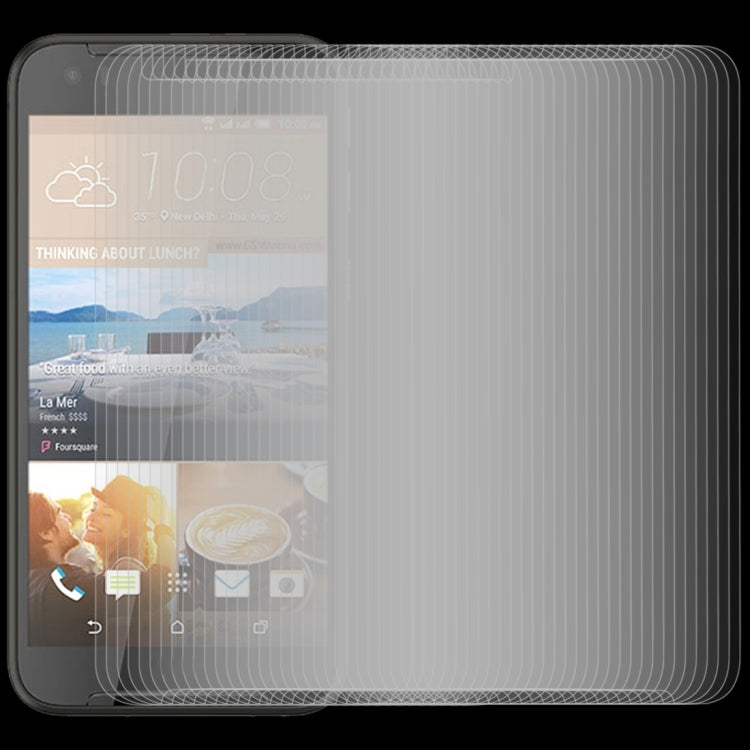 50 PCS 0.26mm 9H 2.5D Tempered Glass Film for HTC Desire 830