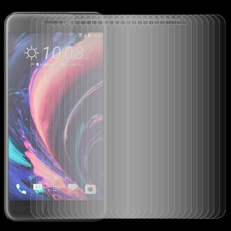 50 PCS 0.26mm 9H 2.5D Tempered Glass Film for HTC One X10