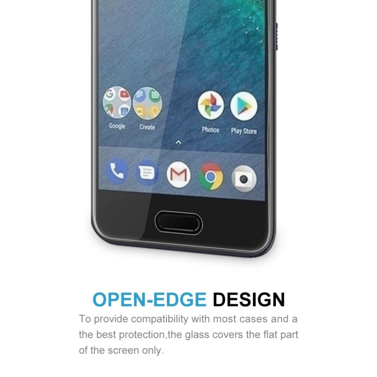 2 PCS 0.26mm 9H 2.5D Tempered Glass Film for HTC U11 Life