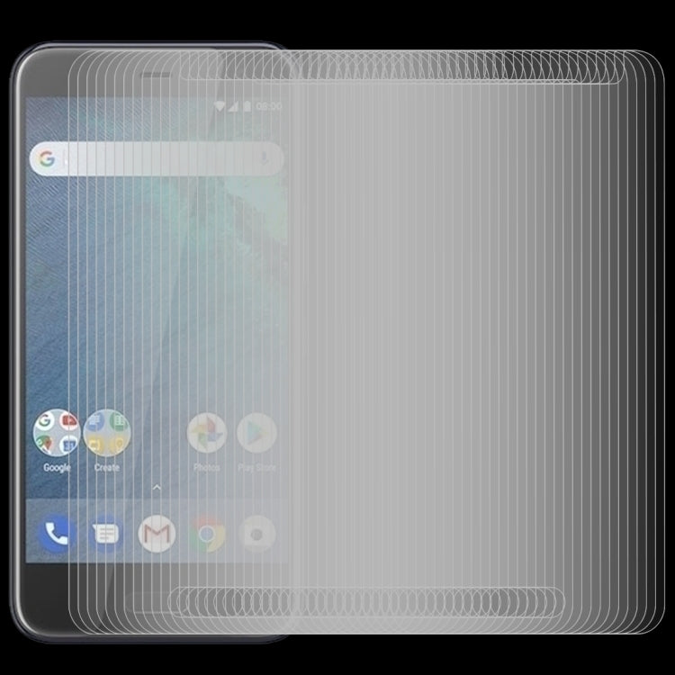 100 PCS 0.26mm 9H 2.5D Tempered Glass Film for HTC U11 Life