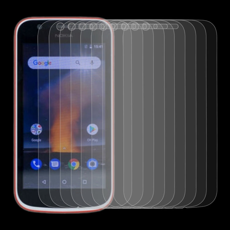 10 PCS 0.26mm 9H 2.5D Tempered Glass Film for Nokia 1