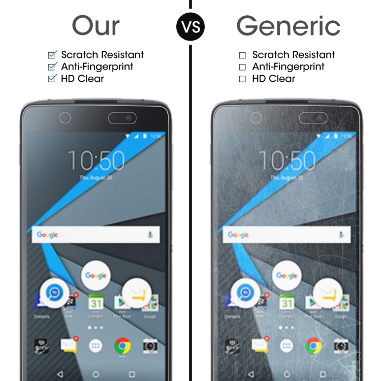 0.26mm 9H 2.5D Tempered Glass Film for Blackberry DTEK50