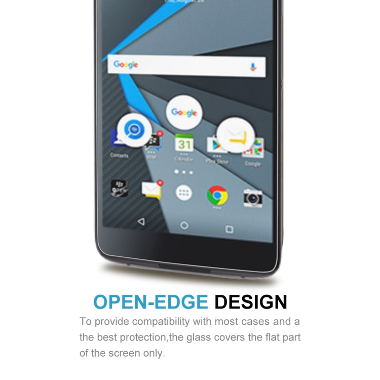 2 PCS 0.26mm 9H 2.5D Tempered Glass Film for Blackberry DTEK50