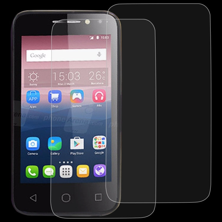 2 PCS 0.26mm 9H 2.5D Tempered Glass Film for Alcatel Pixi 4 4.0 inch