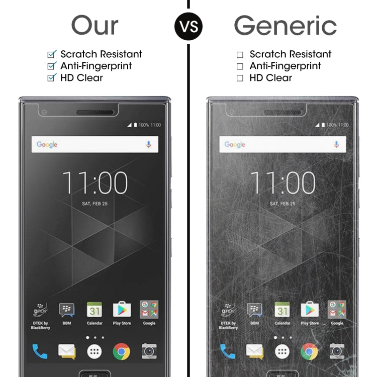 2 PCS 0.26mm 9H 2.5D Tempered Glass Film for BlackBerry Motion
