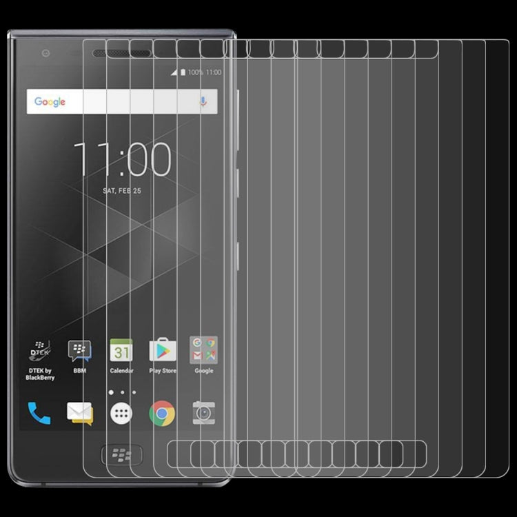 10 PCS 0.26mm 9H 2.5D Tempered Glass Film for BlackBerry Motion