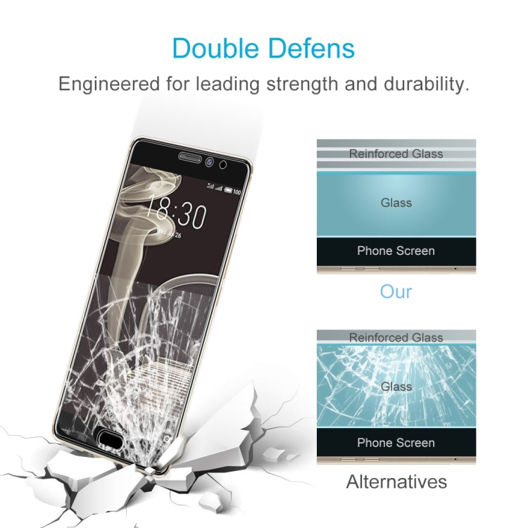 10 PCS 0.26mm 9H 2.5D Tempered Glass Film for Meizu PRO 7 Plus
