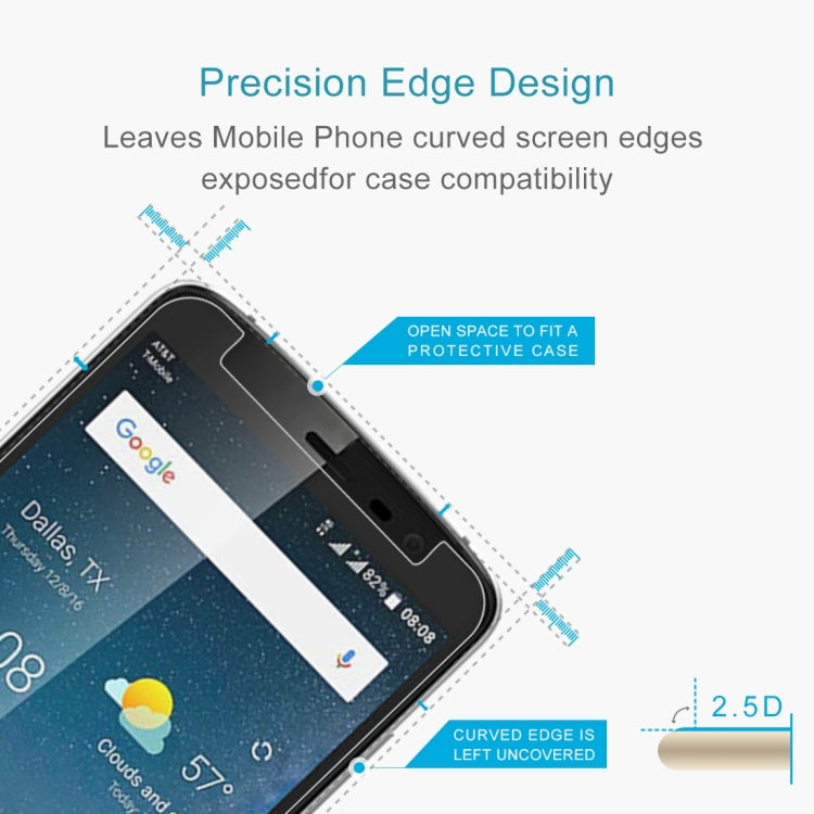 0.26mm 9H 2.5D Tempered Glass Film for ZTE Blade V8 Pro