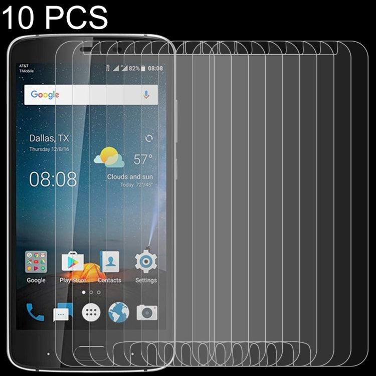 10 PCS 0.26mm 9H 2.5D Tempered Glass Film for ZTE Blade V8 Pro