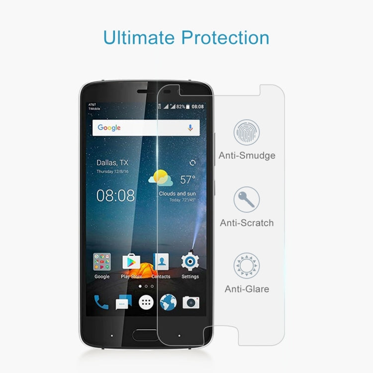 10 PCS 0.26mm 9H 2.5D Tempered Glass Film for ZTE Blade V8 Pro