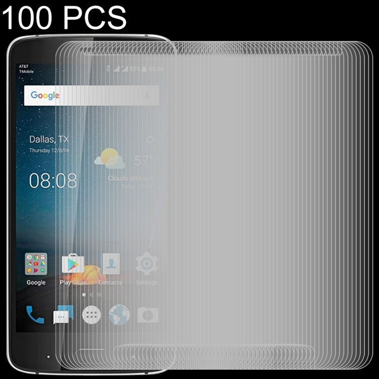 100 PCS 0.26mm 9H 2.5D Tempered Glass Film for ZTE Blade V8 Pro