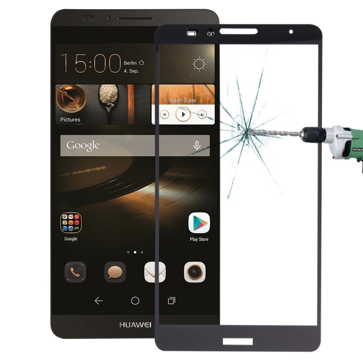 For Huawei Mate 7 0.26mm 9H Surface Hardness Explosion-proof Silk-screen Tempered Glass Full Screen Film