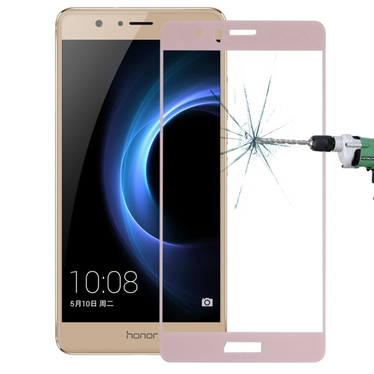 For Huawei Honor V8 0.26mm 9H Surface Hardness Explosion-proof Silk-screen Tempered Glass Full Screen Film