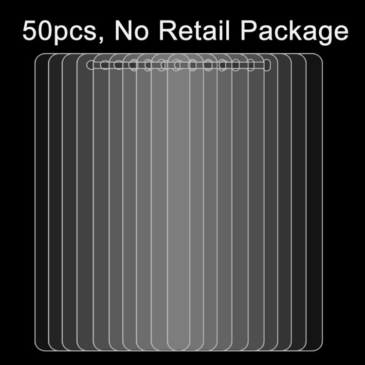 50 PCS for BQ Aquaris U Plus 0.26mm 9H Surface Hardness 2.5D Explosion-proof Tempered Glass Screen Film, No Retail Package