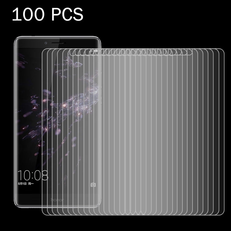 100 PCS for Huawei Honor Note 8 0.26mm 9H Surface Hardness 2.5D Explosion-proof Tempered Glass Screen Film
