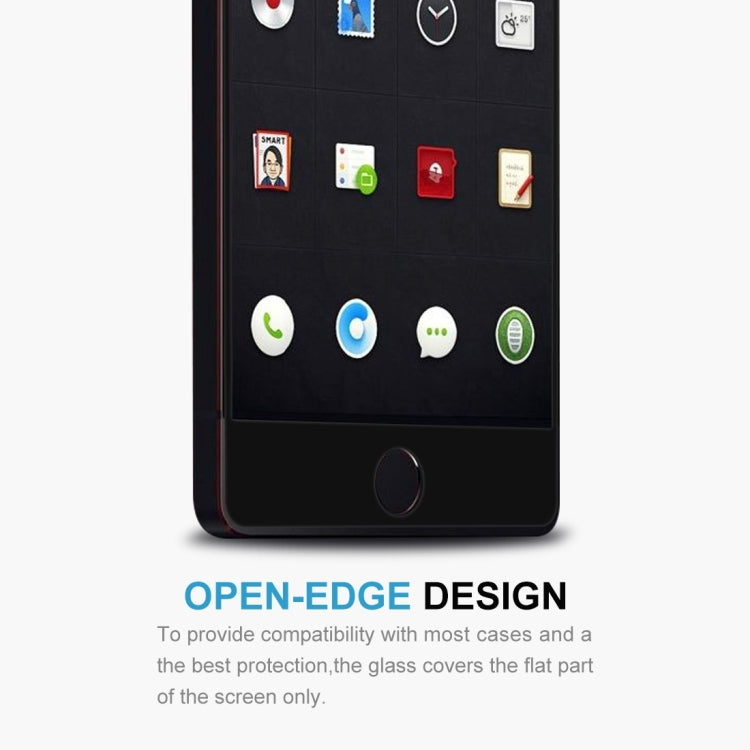 For Smartisan Nut Pro 0.3mm 9H Surface Hardness 2.5D Curved Silk-screen Full Screen Tempered Glass Screen Protector