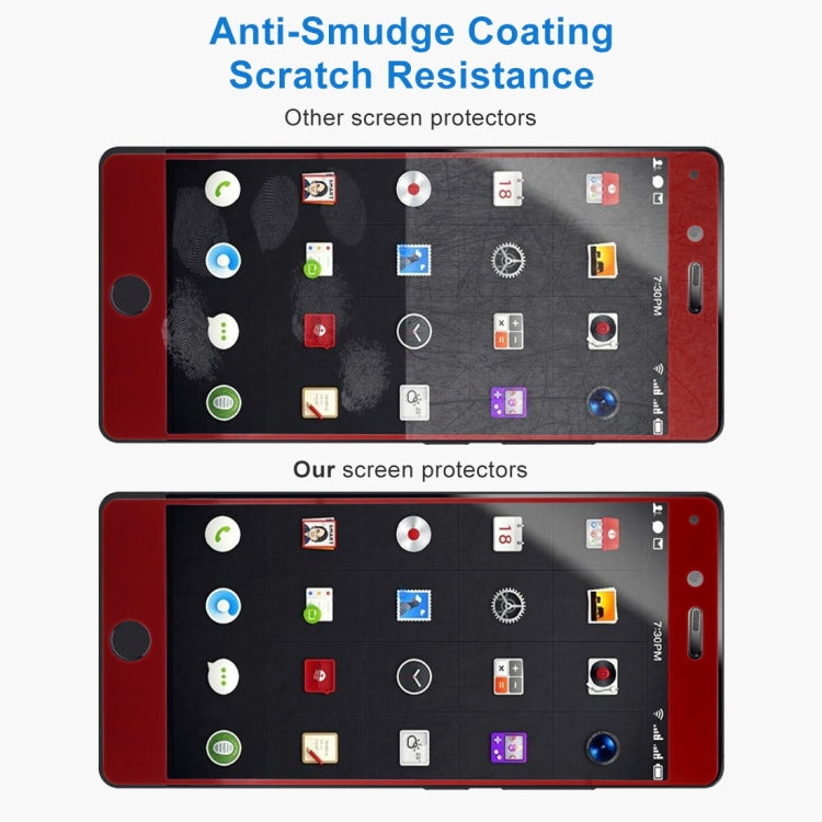 For Smartisan Nut Pro 0.3mm 9H Surface Hardness 2.5D Curved Silk-screen Full Screen Tempered Glass Screen Protector