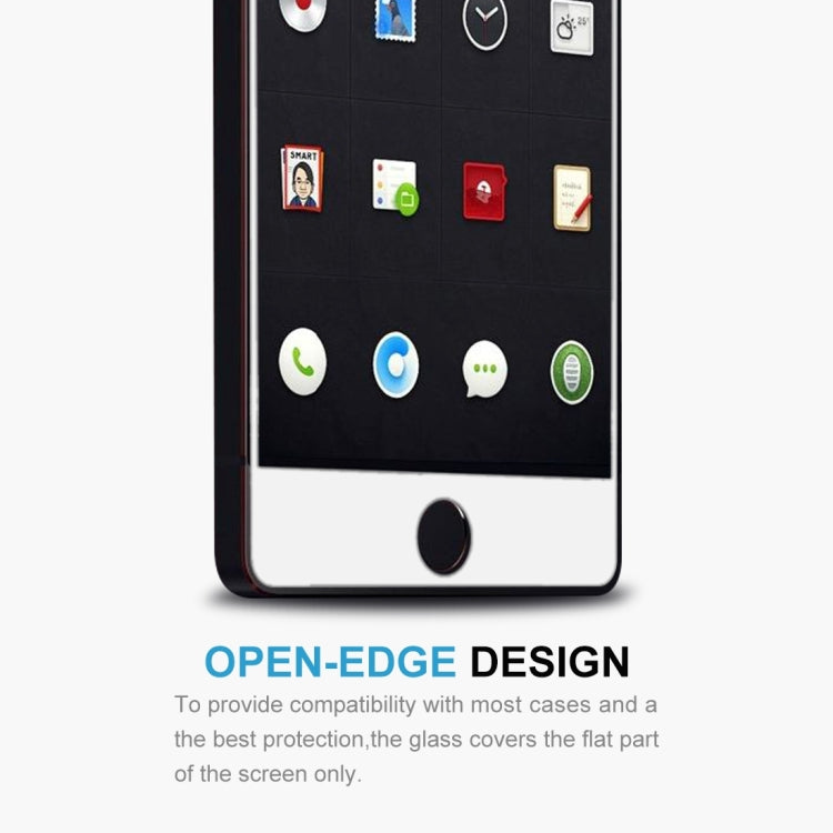 For Smartisan Nut Pro 0.3mm 9H Surface Hardness 2.5D Curved Silk-screen Full Screen Tempered Glass Screen Protector