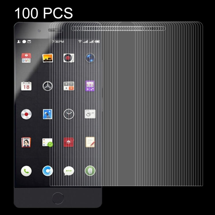 100 PCS Smartisan Nut Pro 0.26mm 9H Surface Hardness Explosion-proof Non-full Screen Tempered Glass Screen Film