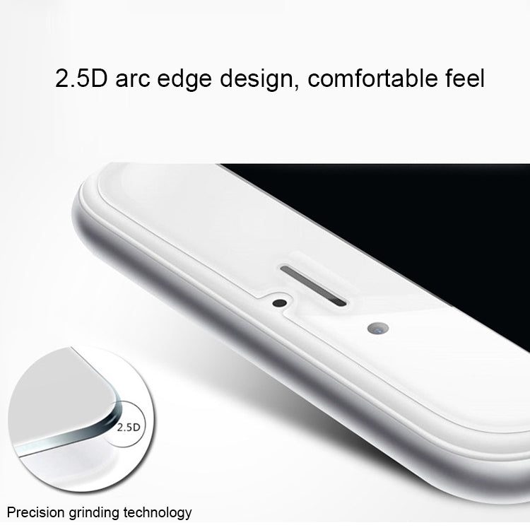 10 PCS 9H 2.5D Curved Edge Full Screen Tempered Glass Film for ZTE Nubia X(Black)