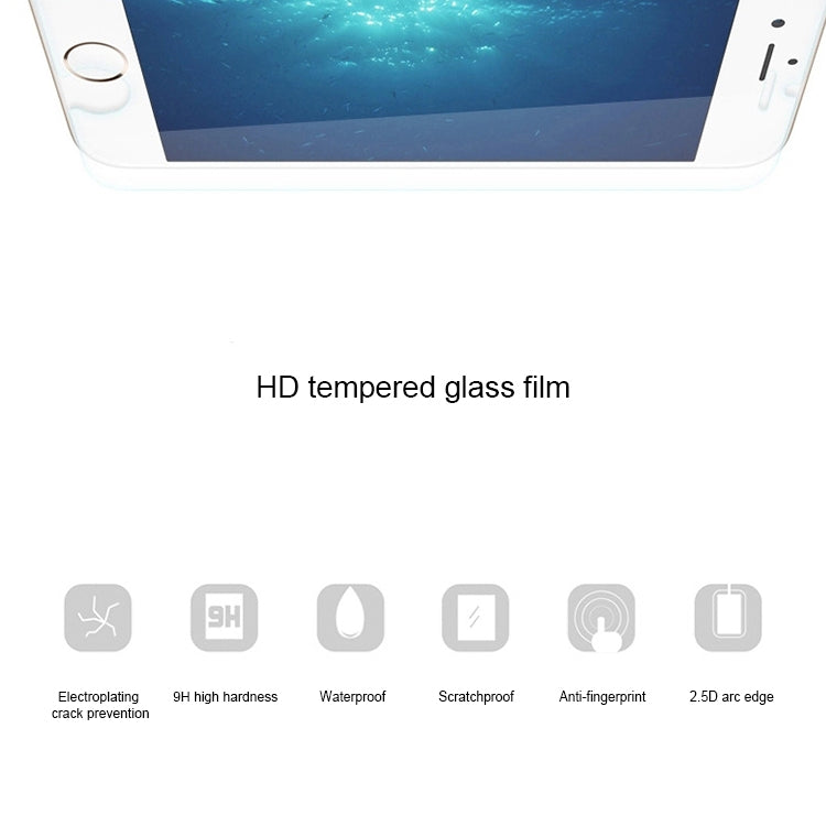 10 PCS 9H 2.5D Curved Edge Full Screen Tempered Glass Film for ZTE Nubia X(Black)