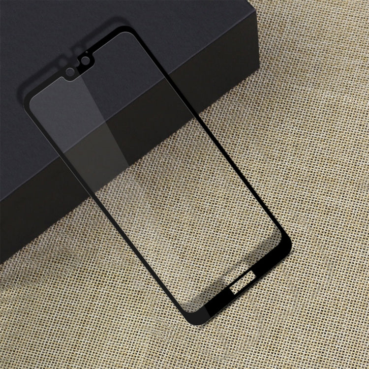 MOFI 9H Surface Hardness 2.5D Arc Edge Full Screen Tempered Glass Film for Huawei Honor 9i(Black)
