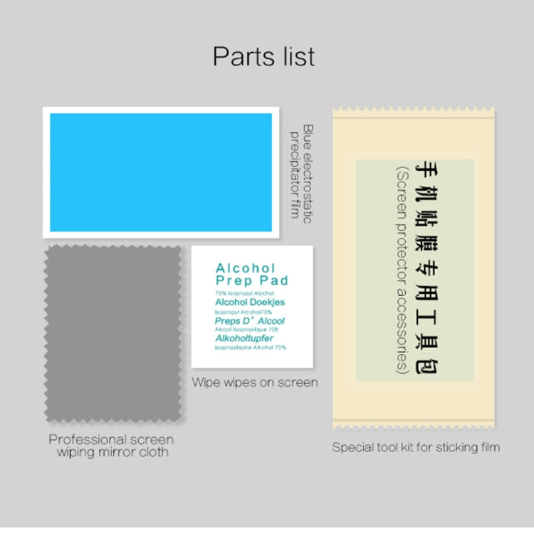 MOFI 9H Surface Hardness 2.5D Arc Edge Full Screen Tempered Glass Film for Huawei Honor 9i(Black)