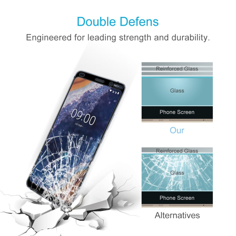 9H 9D Full Screen Tempered Glass Screen Protector for Nokia 9(Black)