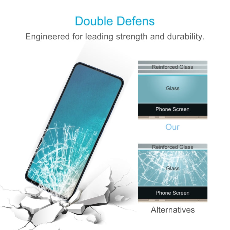 9H 9D Full Screen Tempered Glass Screen Protector for Vivo V15 Pro(Black)