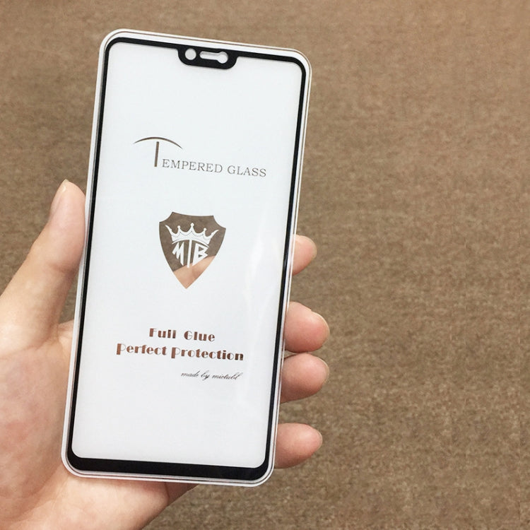 25 PCS MIETUBL Full Screen Full Glue Anti-fingerprint Tempered Glass Film for OPPO A3