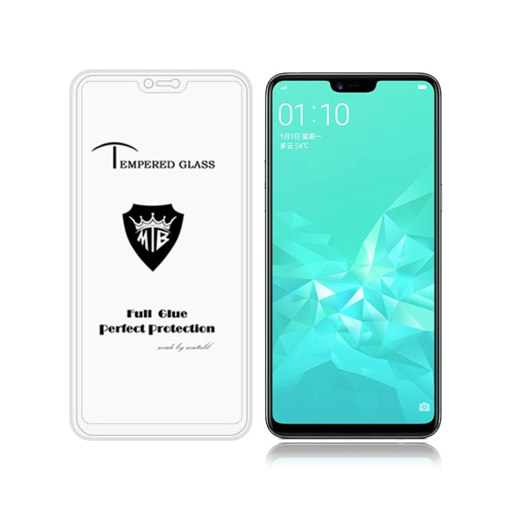 25 PCS MIETUBL Full Screen Full Glue Anti-fingerprint Tempered Glass Film for OPPO A3