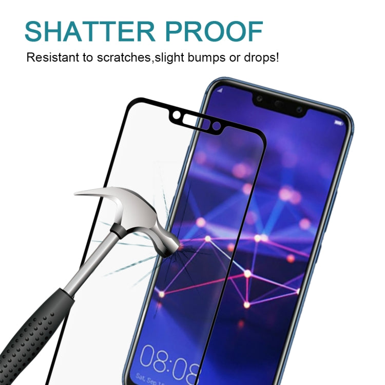 Surface hardness 0.3mm 9H 3D full-screen toughened glass film for huawei Mate 20 Lite