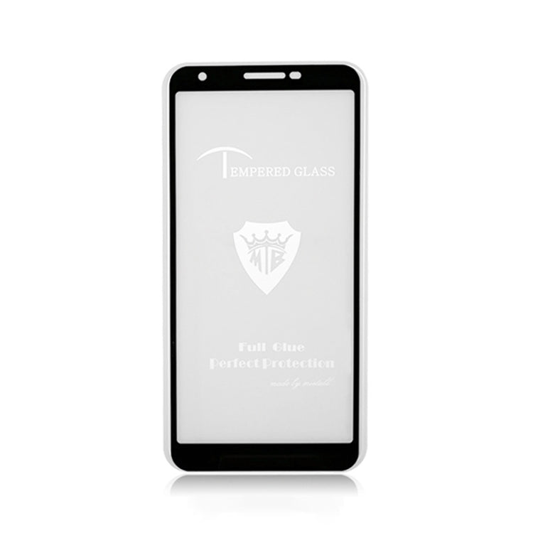 MIETUBL Full Screen Full Glue Anti-fingerprint Tempered Glass Film for Google Pixel 3a XL (Black)