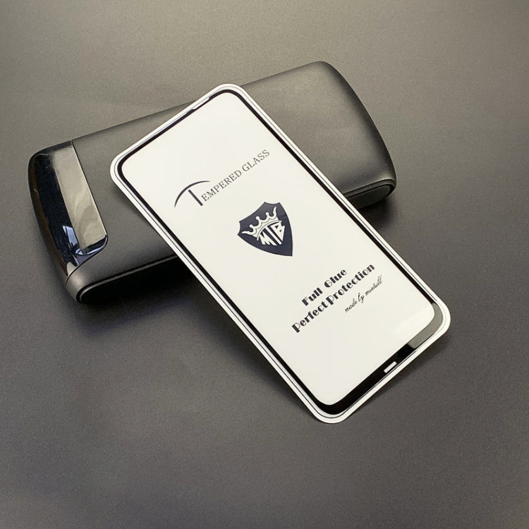 25 PCS MIETUBL Full Screen Full Glue Anti-fingerprint Tempered Glass Film for Huawei P20 Lite (2019) (Black)