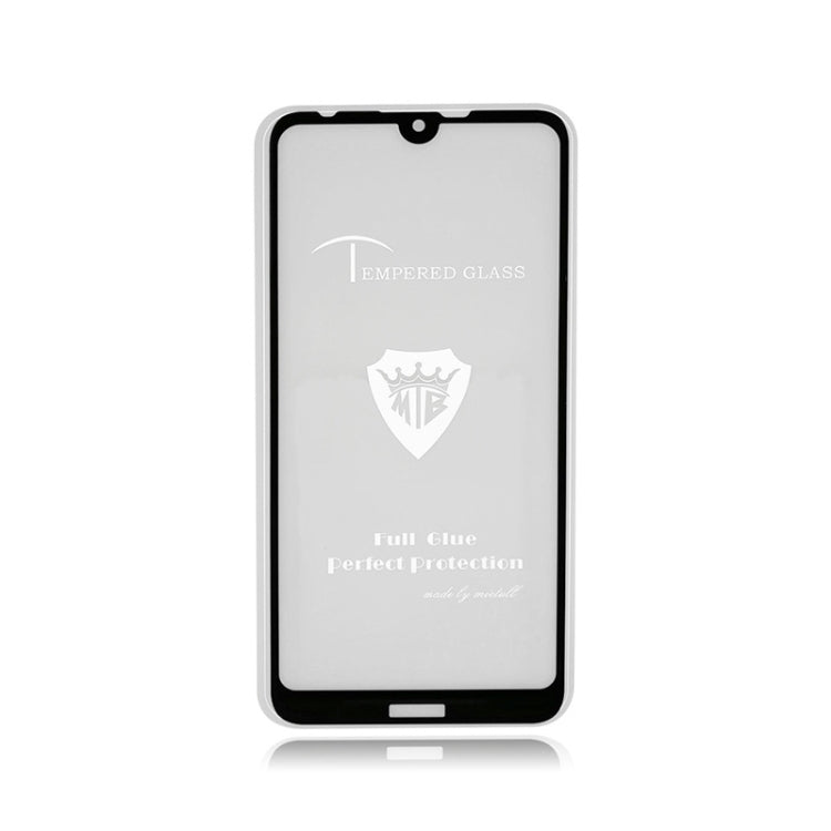 MIETUBL Full Screen Full Glue Anti-fingerprint Tempered Glass Film for Nokia 3.2 (Black)