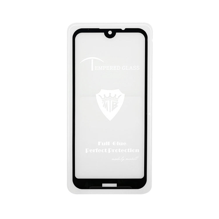 MIETUBL Full Screen Full Glue Anti-fingerprint Tempered Glass Film for Nokia 4.2 (Black)