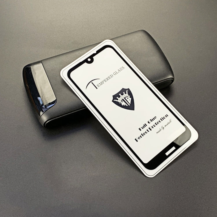 25 PCS MIETUBL Full Screen Full Glue Anti-fingerprint Tempered Glass Film for Nokia 4.2 (Black)