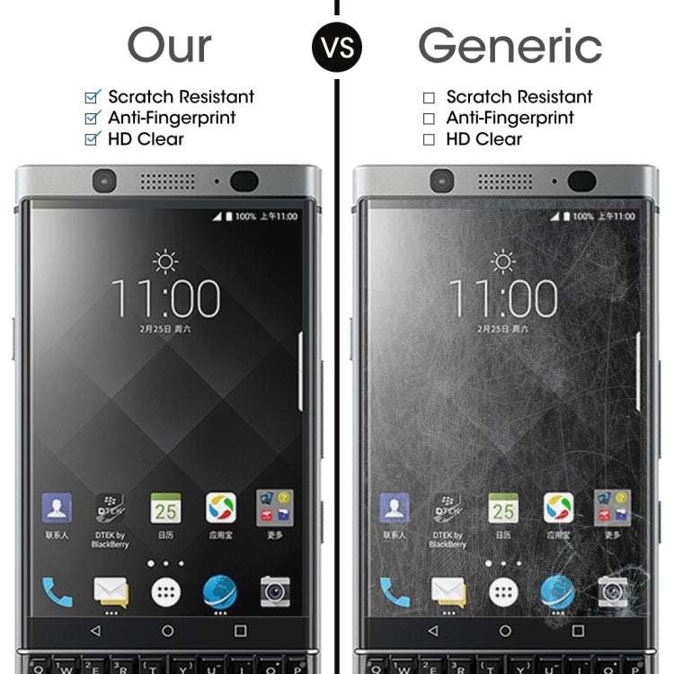 0.26mm 9H Surface Hardness 2.5D Curved Edge Tempered Glass Screen Protector for BlackBerry Keytwo