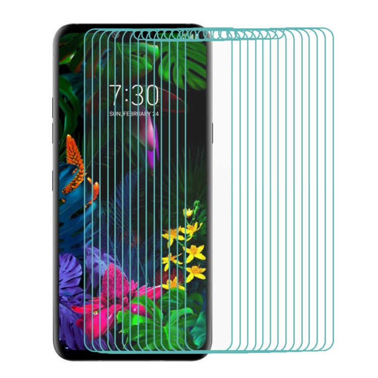50 PCS for LG G8s ThinQ Ultra Slim 9H 2.5D Tempered Glass Screen Protective Film (Transparent)