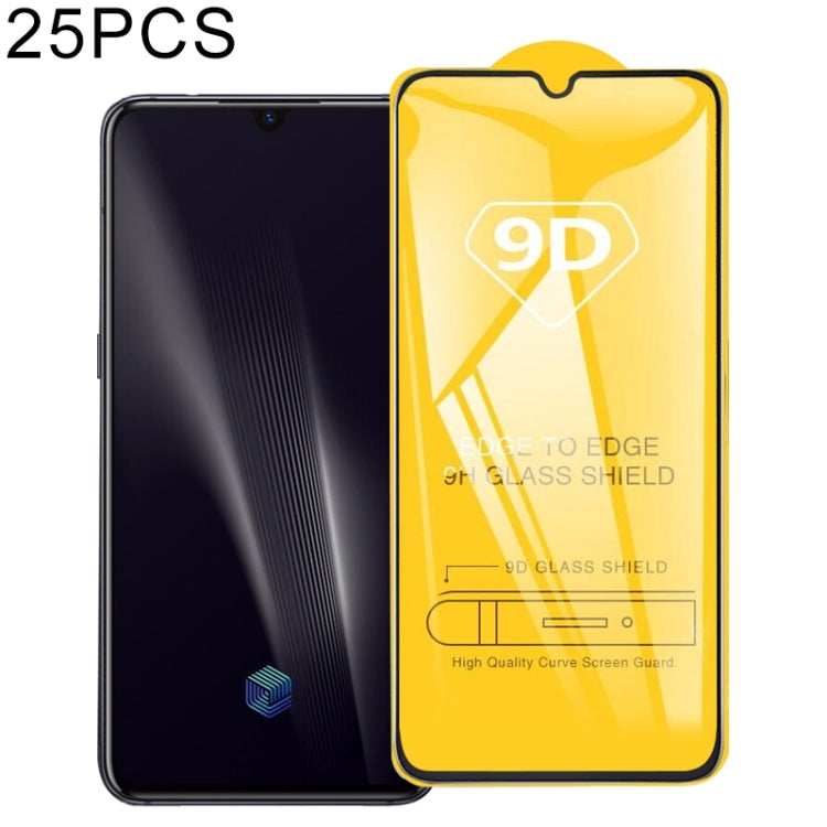 25 PCS For Vivo iQOO Pro / iQOO Pro 5G 9D Full Glue Full Screen Tempered Glass Film