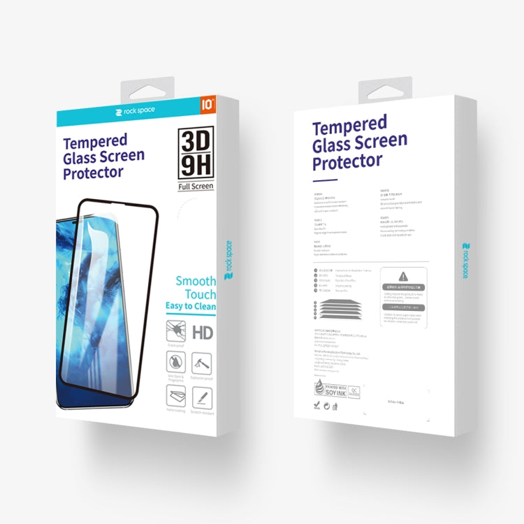 ROCK 9H 3D Curved Heat Bending Full Screen Tempered Glass Film for Huawei Mate30 Pro