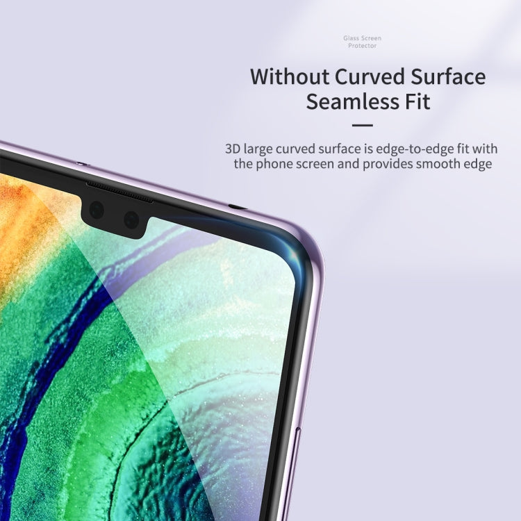 ROCK 9H 3D Curved Heat Bending Full Screen Tempered Glass Film for Huawei Mate30 Pro