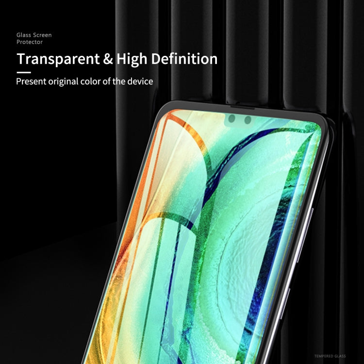 ROCK 9H 3D Curved Heat Bending Full Screen Tempered Glass Film for Huawei Mate30 Pro