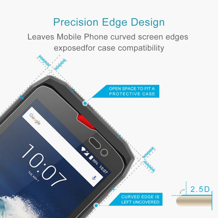 100 PCS for Crosscall Action X3 0.3mm Tempered Glass Film, No Retail Package